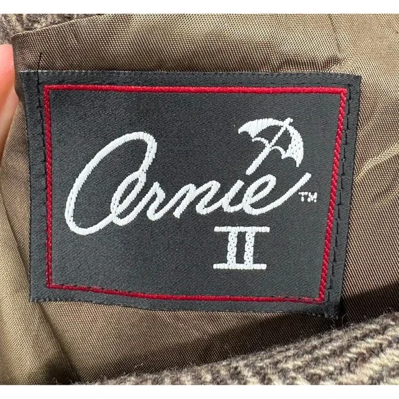 Ernie II Men's Wool Blazer Herringbone Tweed‎ Vintage Academia USA Tailored 42L - Picture 4 of 9